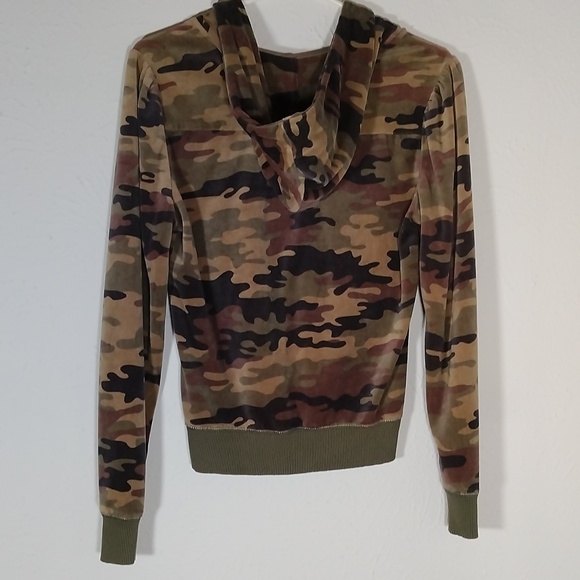 Camouflage Hoodie Sweat suit Jacket with Zipper front - Picture 5 of 10